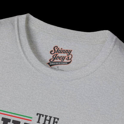 Stylish Unisex T-Shirt | The Skinny with Joey Merlino, Trendy Casual Wear, Gift for Friends, Comfortable Everyday Shirt, Ideal for Events