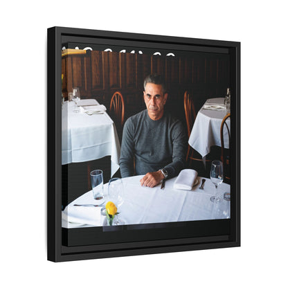 Skinny Joey Merlino Autographed - "We Can Go Anywhere" Matte Canvas, Black Frame