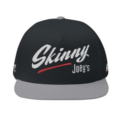 Skinny Joey's Embroidered Flat Bill Cap - Stylish Streetwear Hat for Trend Setters