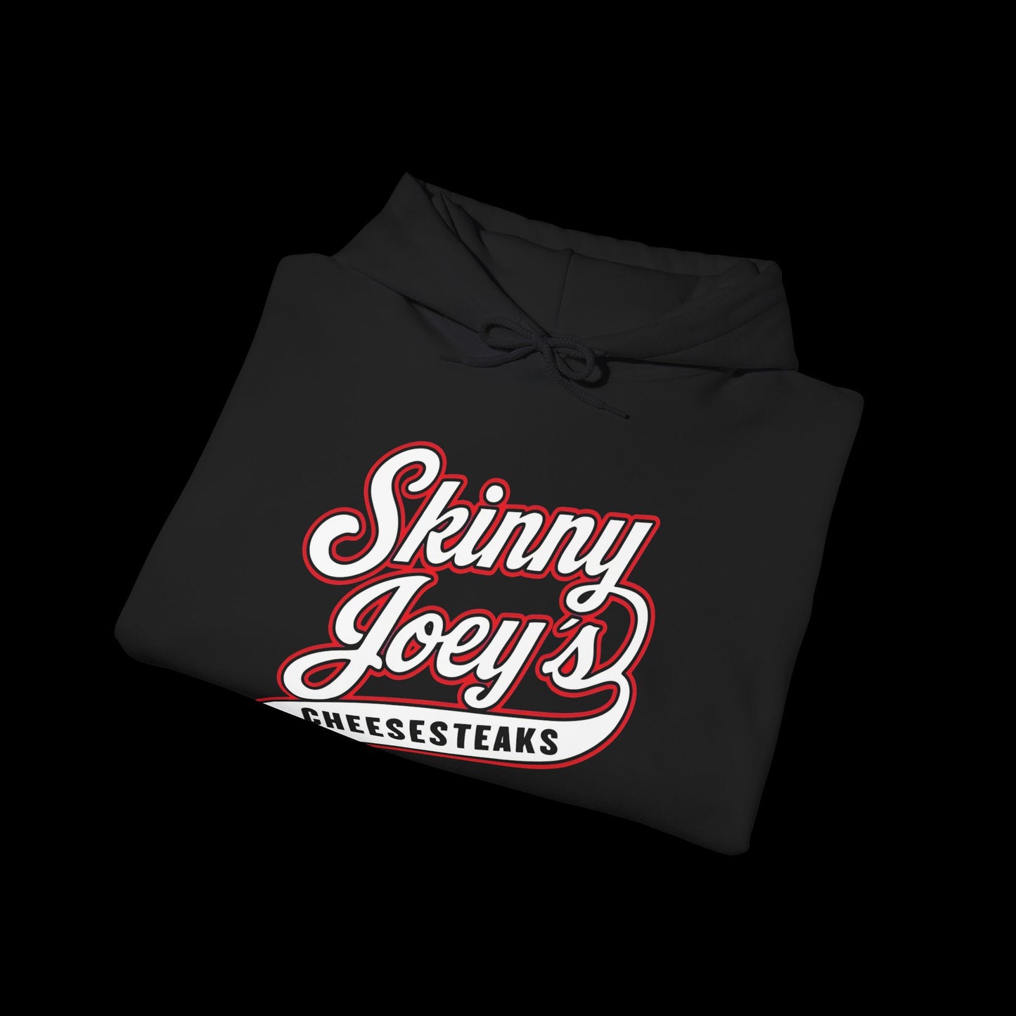 Skinny Joey's Cheesesteaks Hoodie — Retro Deli Logo Pullover