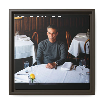 Skinny Joey Merlino Autographed - "We Can Go Anywhere" Matte Canvas, Black Frame