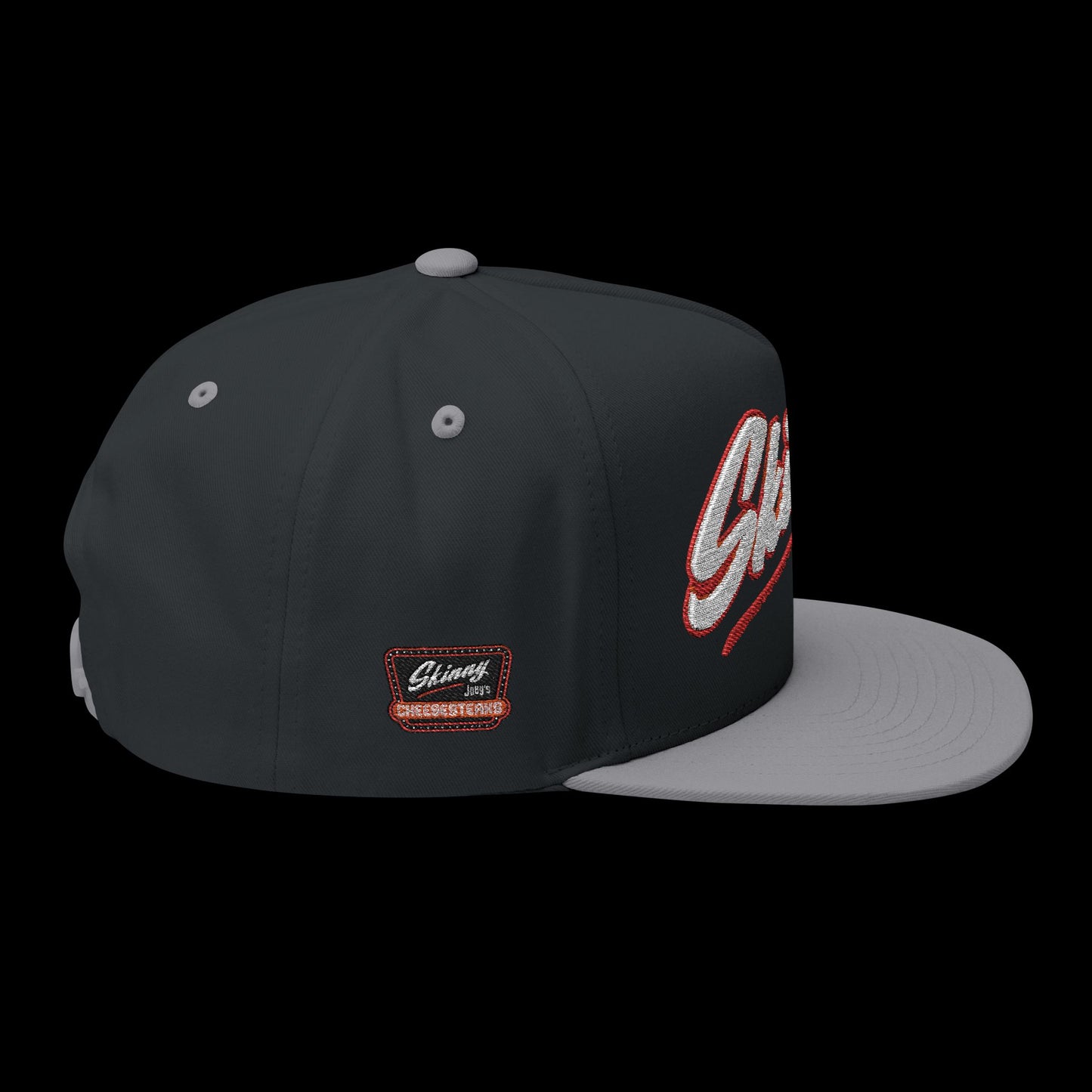Skinny Joey’s Flat Bill Cap — Classic Edition Embroidery