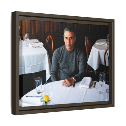 Skinny Joey Merlino Autographed - "We Can Go Anywhere" Matte Canvas, Black Frame