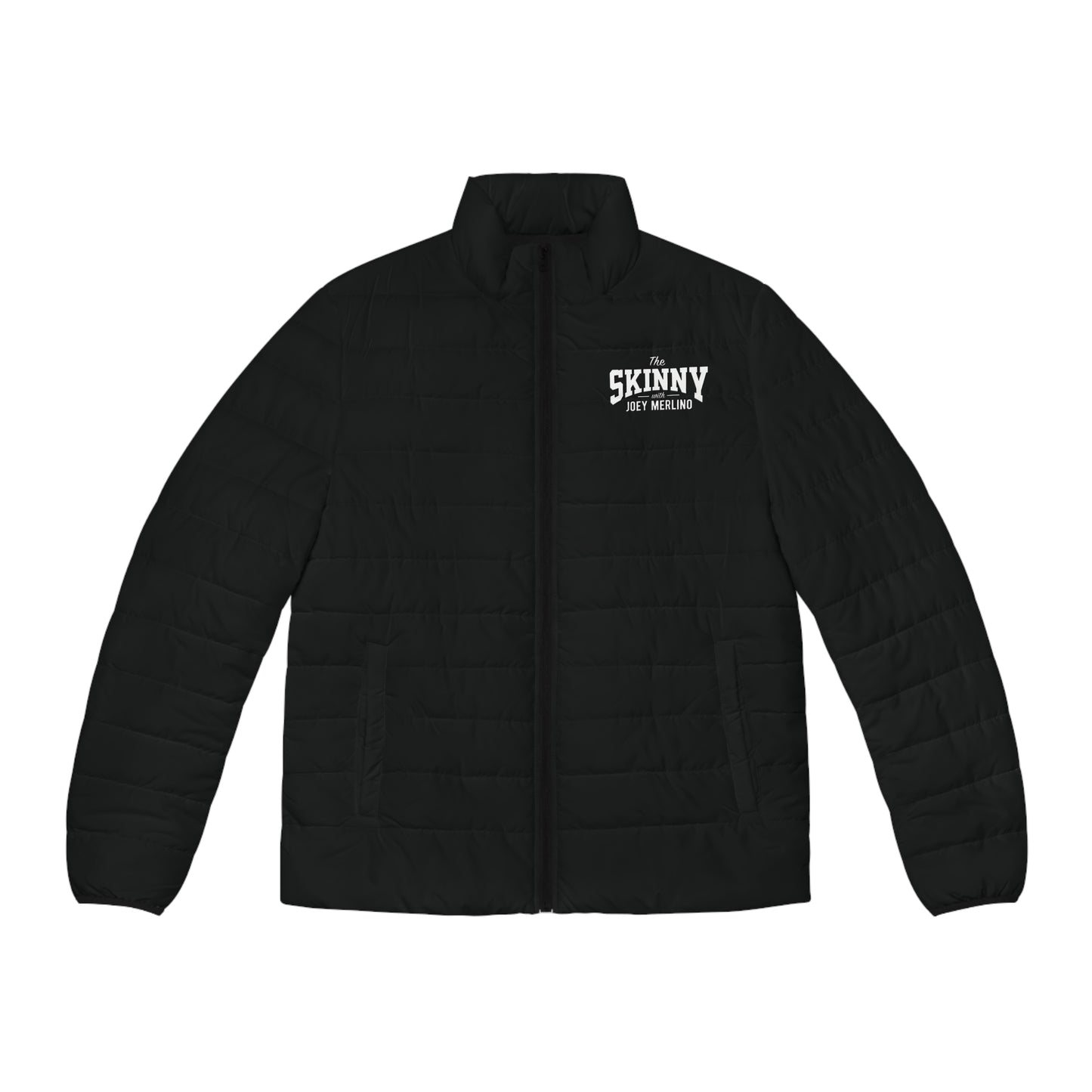 Skinny Joey Puffer Jacket — Men’s Insulated Black Winter Coat