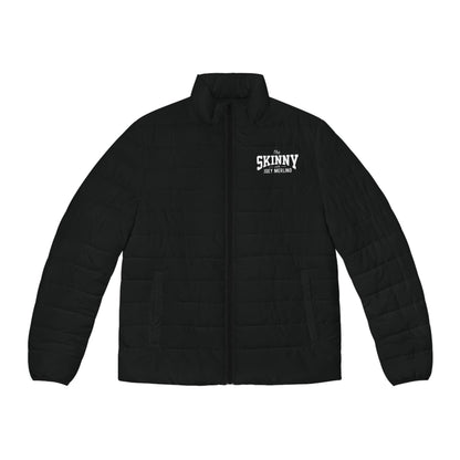 Skinny Joey Puffer Jacket — Men’s Insulated Black Winter Coat