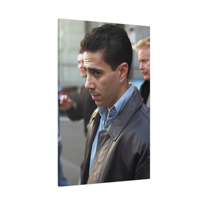 Skinny Joey Merlino 1990s Philly Most Hated Stretched Canvas Art