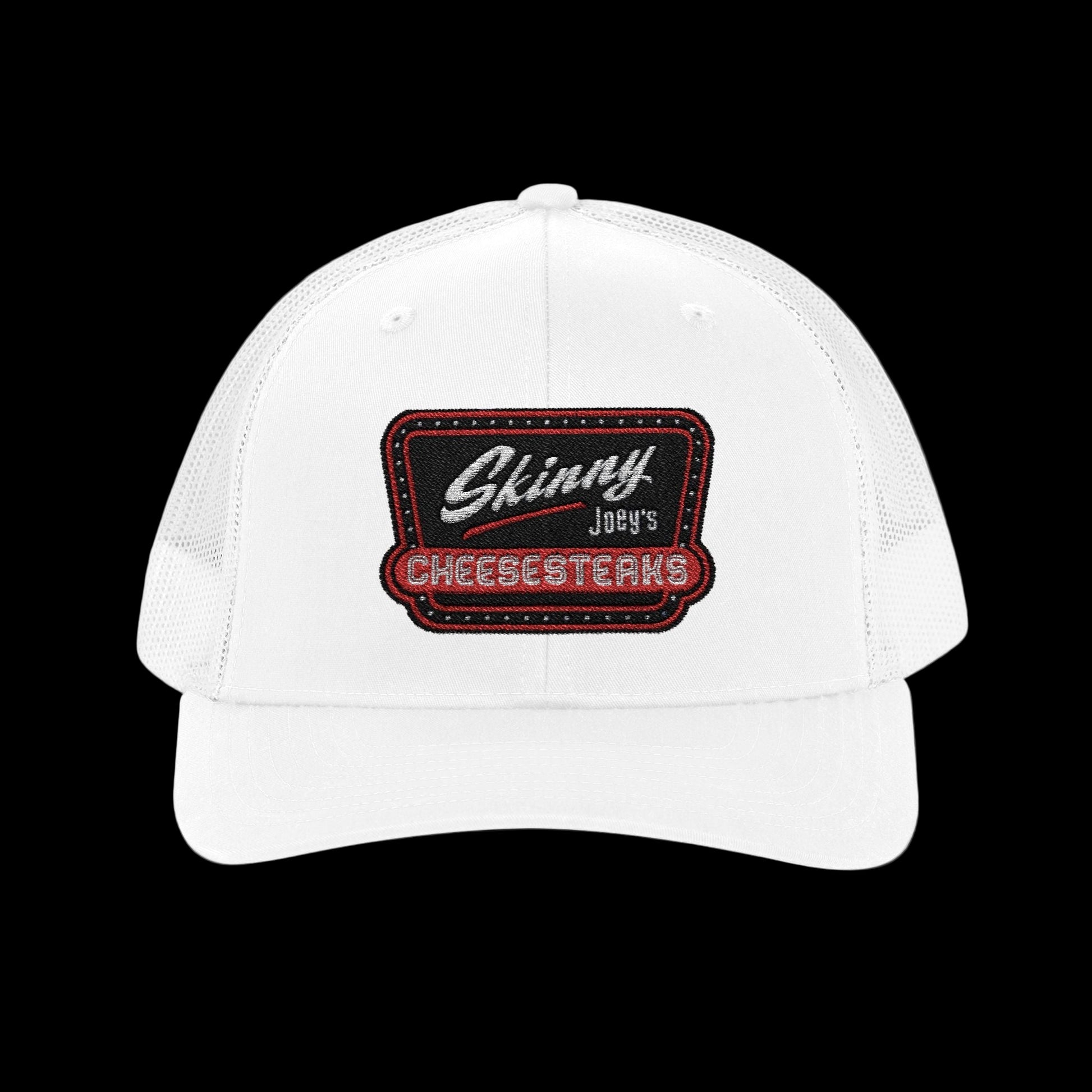 Embroidered Skinny Joeys Cap - side view - Skinny Joey's Cheesesteaks