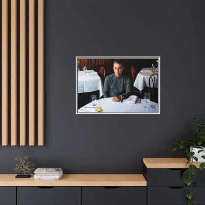 Skinny Joey Merlino Autographed - "We Can Go Anywhere" Matte Canvas, Black Frame