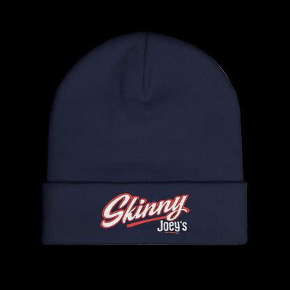 Embroidered 'Skinny' Knit Beanie Winter