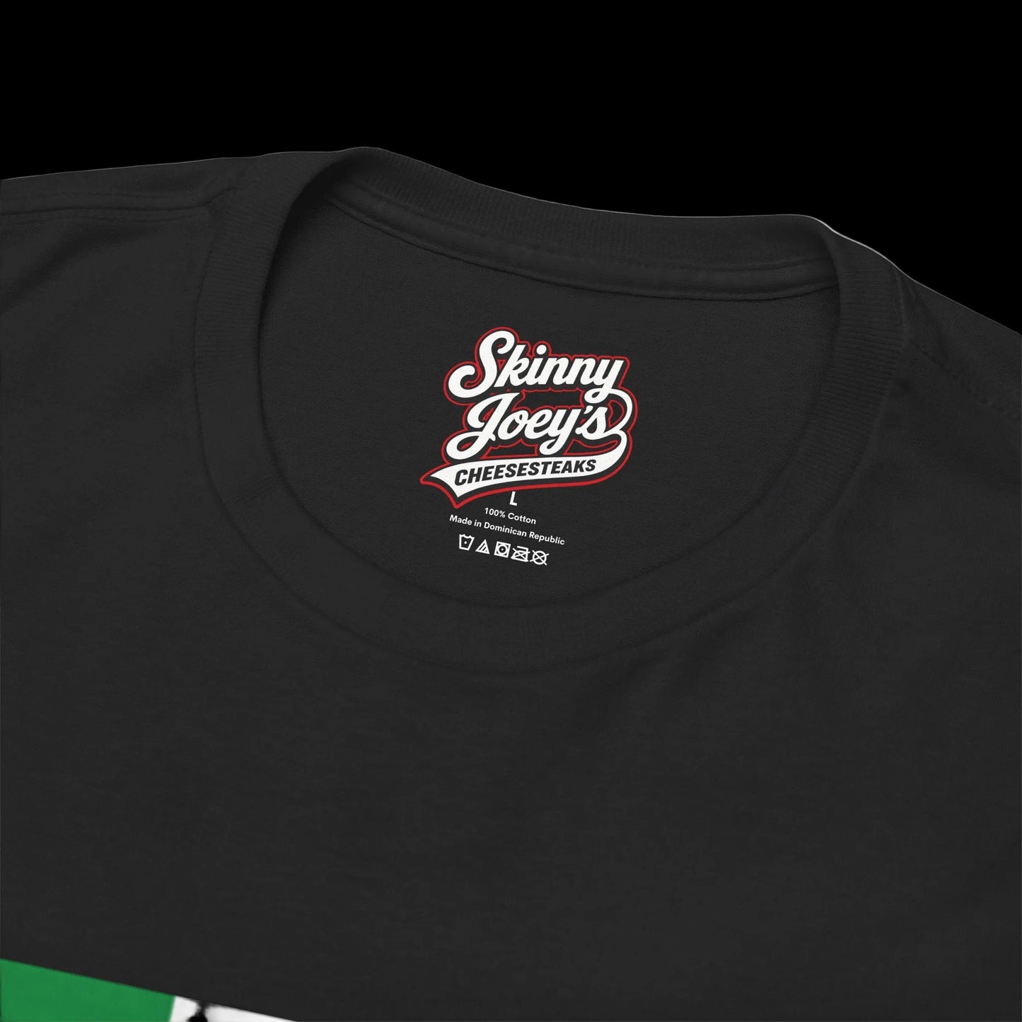 Italian Flag 'Skinny Joey's' Logo T‑Shirt