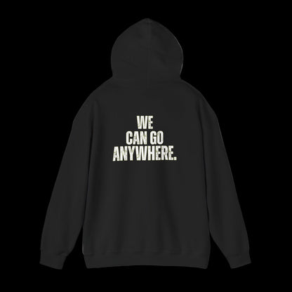 Skinny Italian Logo × WE CAN GO ANYWHERE Hoodie (Black)