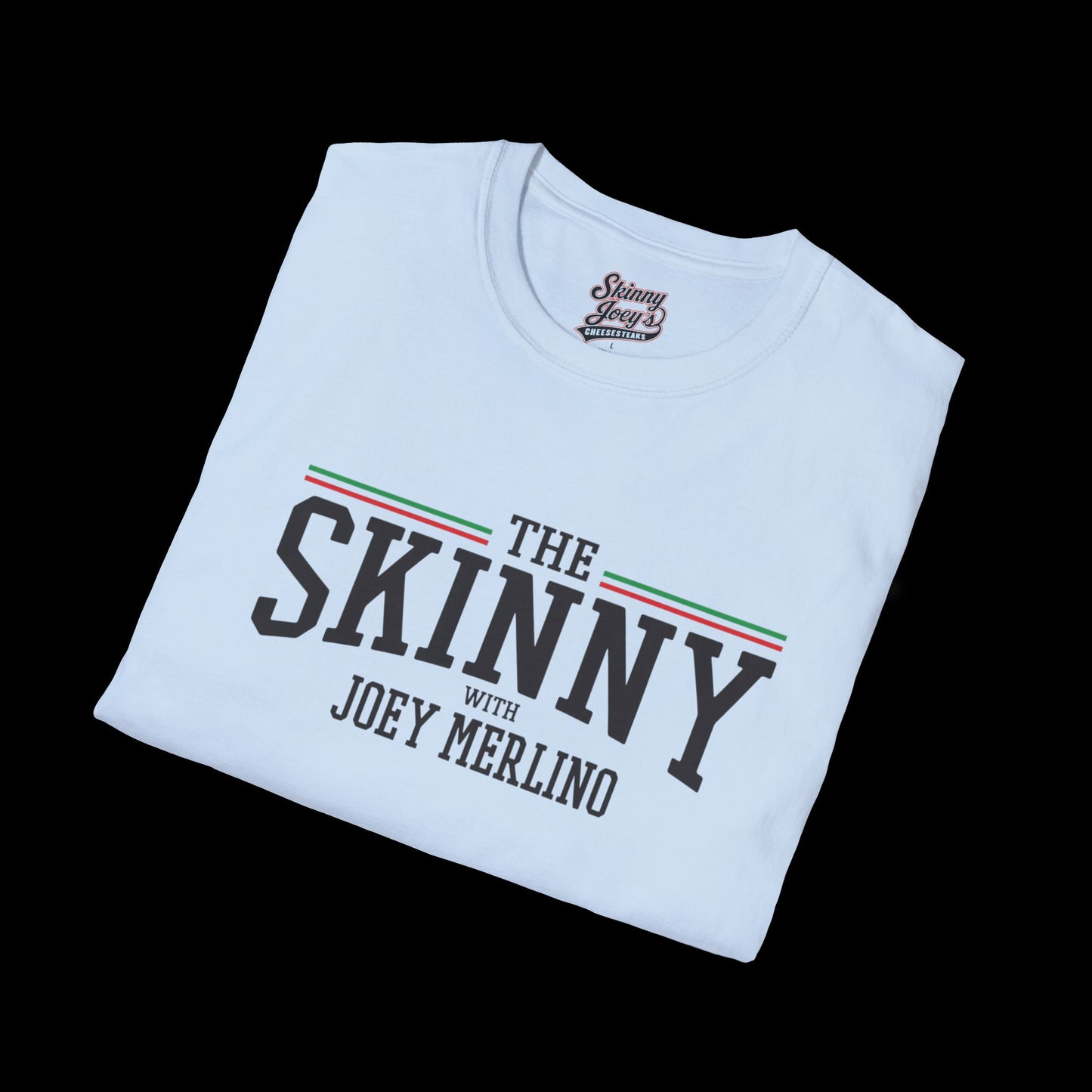 Stylish Unisex T-Shirt | The Skinny with Joey Merlino, Trendy Casual Wear, Gift for Friends, Comfortable Everyday Shirt, Ideal for Events