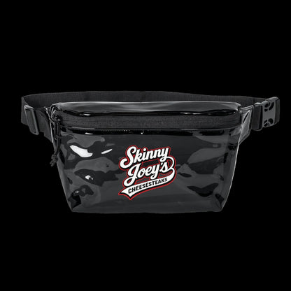 Skinny Joeys Fanny Pack - Clear Concert and Stadium Bag - back view - Skinny Joey's Cheesesteaks