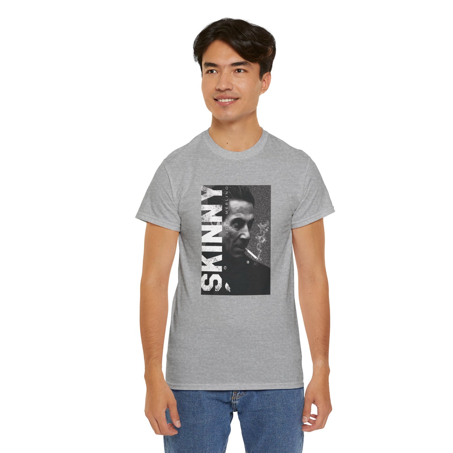 Skinny Joey Merlino Distressed Unisex Heavy Cotton Tee