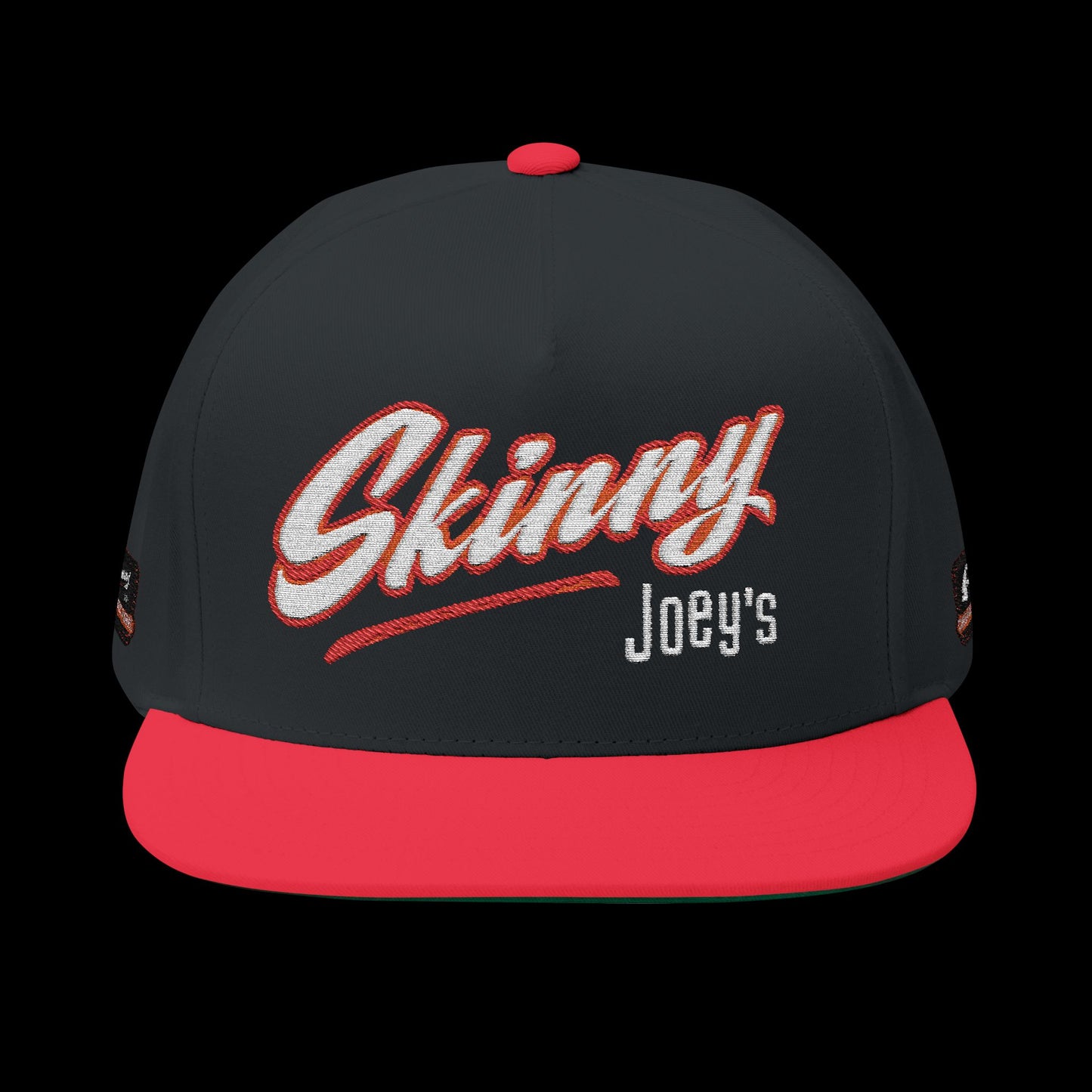 Skinny Joey’s Flat Bill Cap — Classic Edition Embroidery