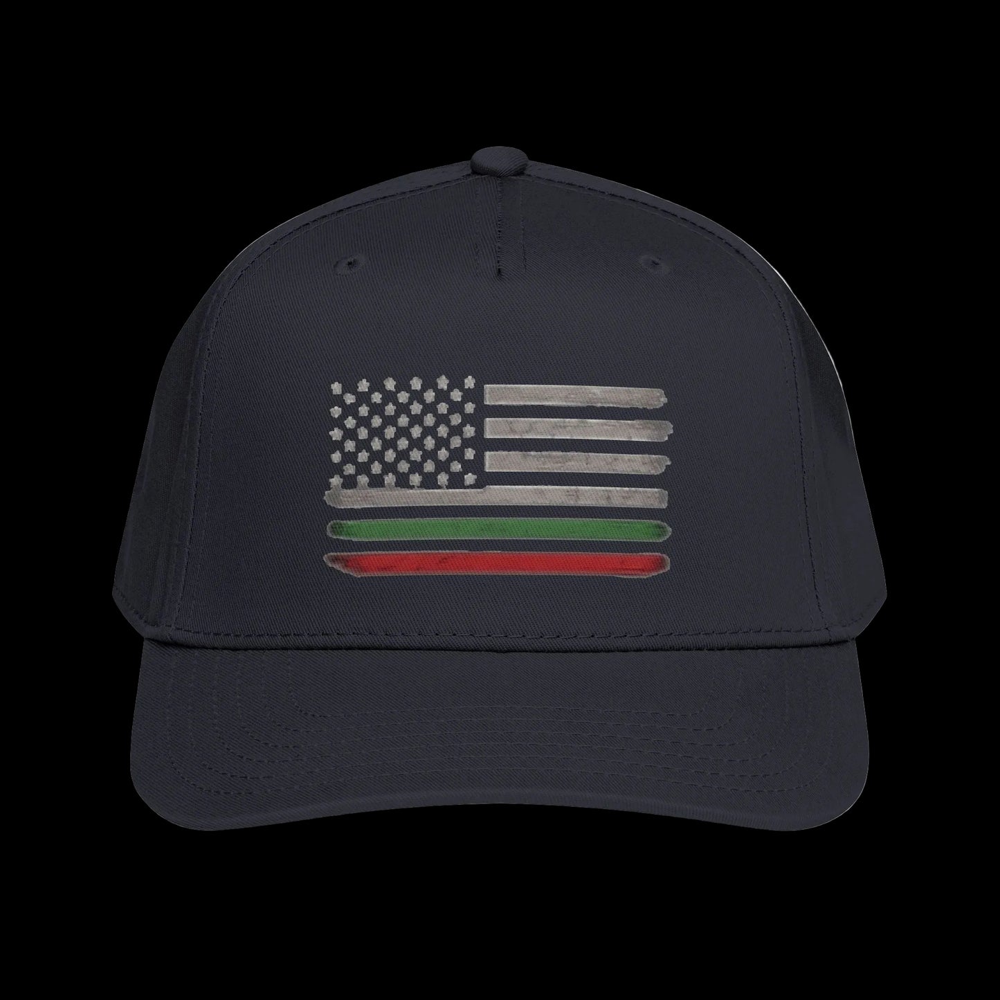 Embroidered Italian American Trucker Hat