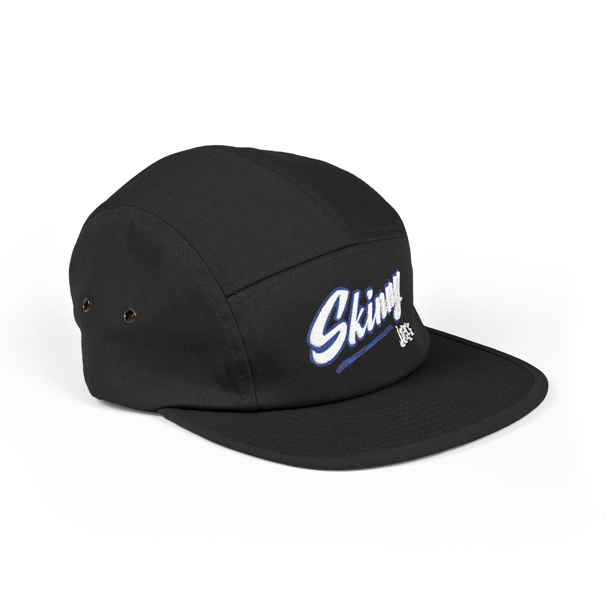 Skinny Joey's embroidered 5-panel cap, The Skinny Podcast with Joey Merlino & Lil Snuff merch