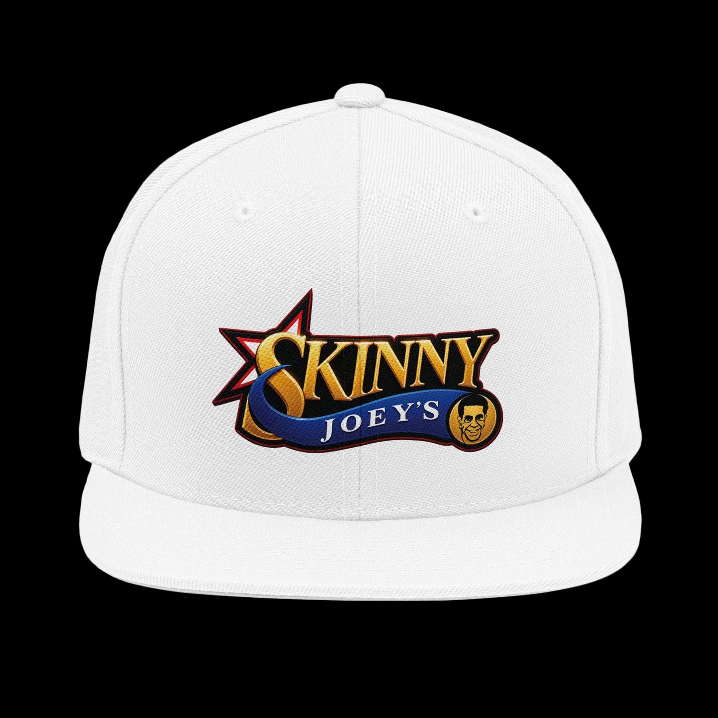 Skinny Joeys Retro Logo Snapback Cap - back view - Skinny Joey's Cheesesteaks