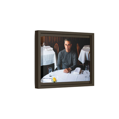 Skinny Joey Merlino Autographed - "We Can Go Anywhere" Matte Canvas, Black Frame