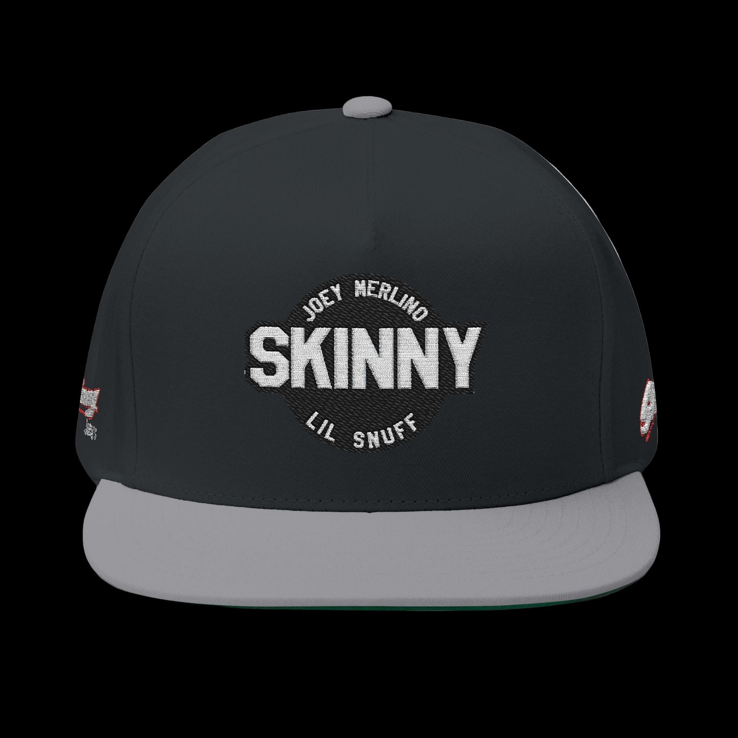 Skinny Joey Lil Snuff Embroidered Flat Bill Cap