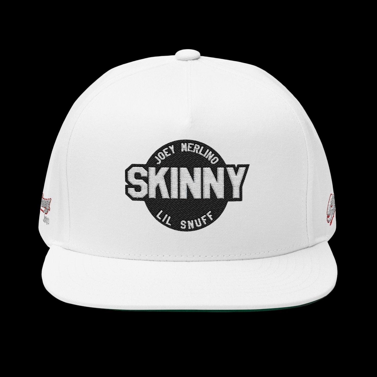 Skinny Joey Lil Snuff Embroidered Flat Bill Cap