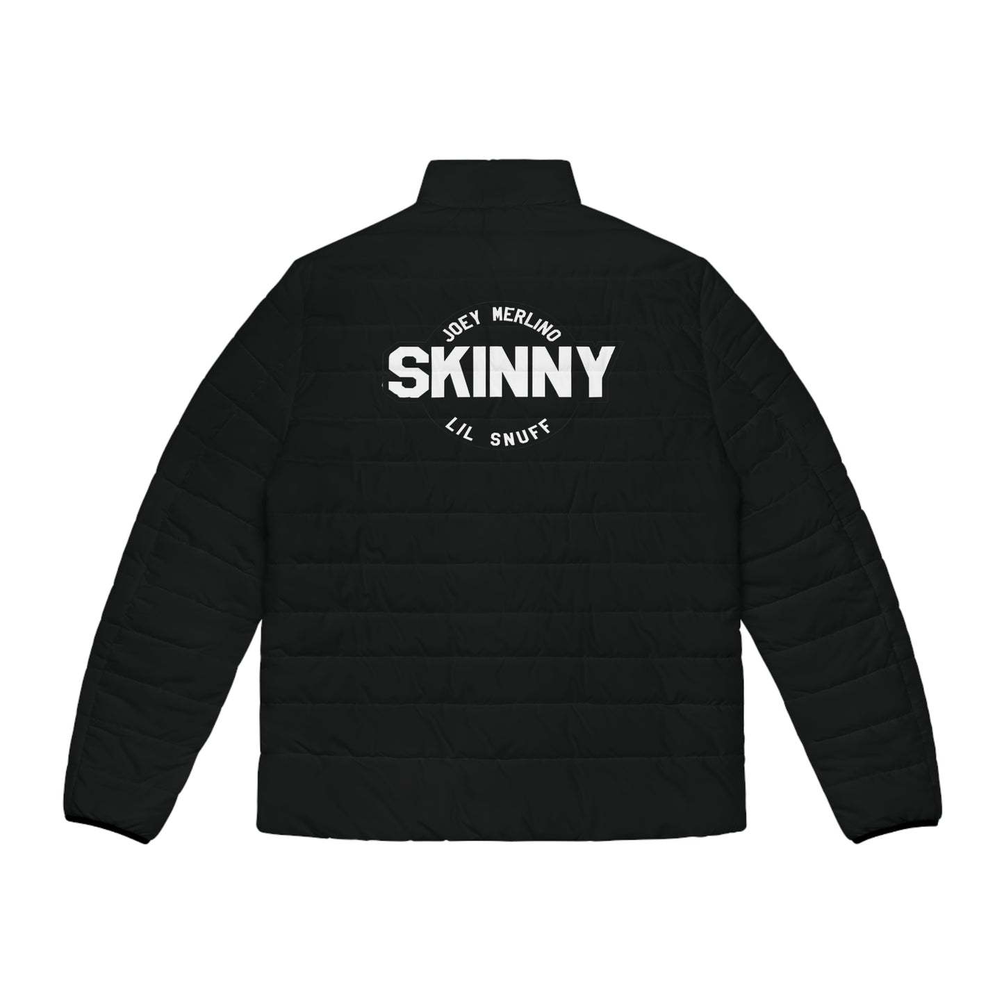 Skinny Joey Puffer Jacket — Men’s Insulated Black Winter Coat