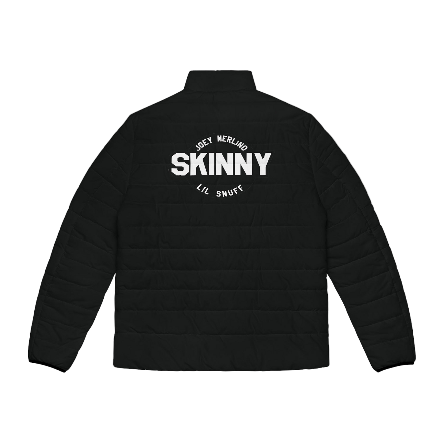 Skinny Joey Puffer Jacket — Men’s Insulated Black Winter Coat