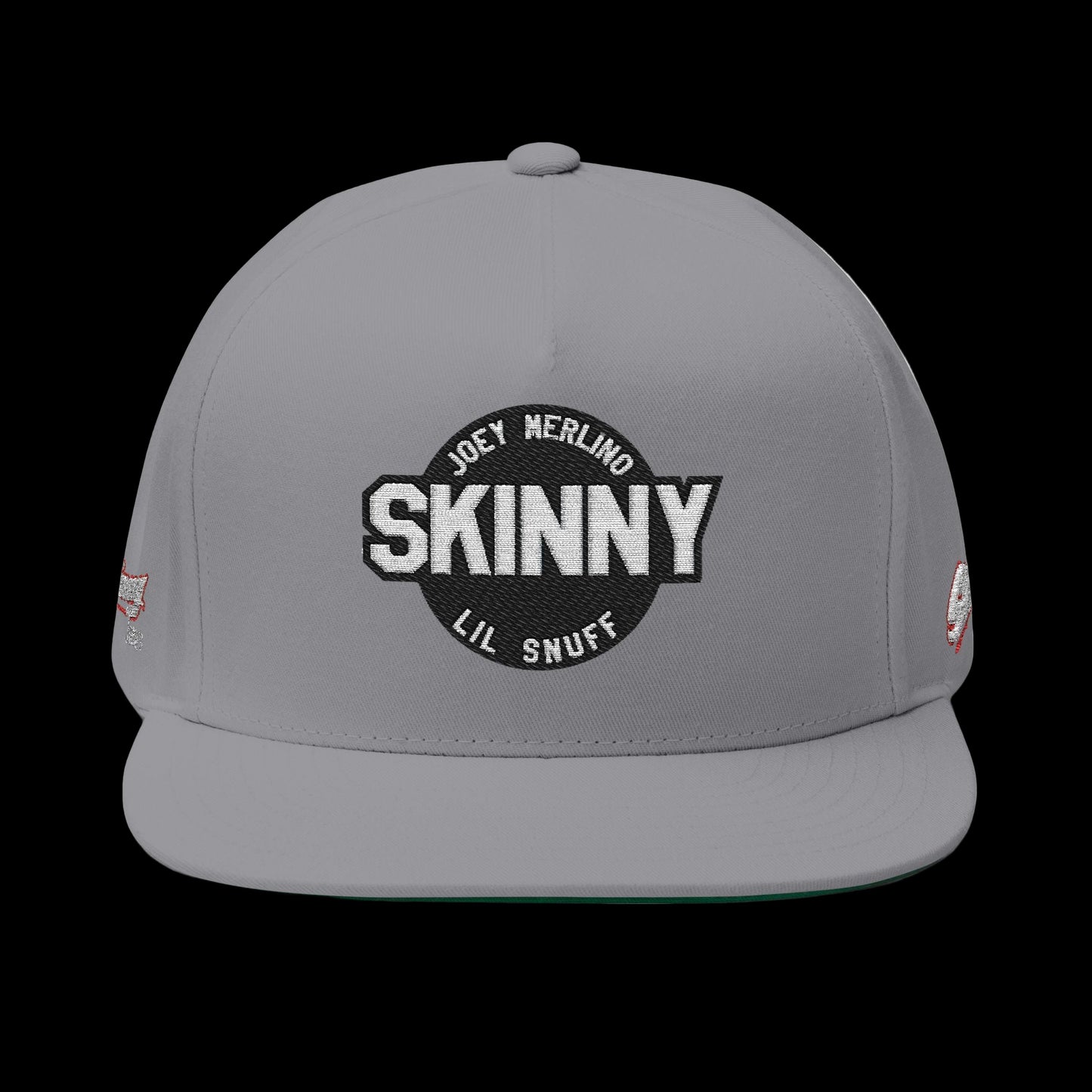 Skinny Joey Lil Snuff Embroidered Flat Bill Cap