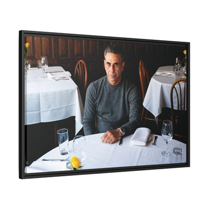 Skinny Joey Merlino Autographed - "We Can Go Anywhere" Matte Canvas, Black Frame
