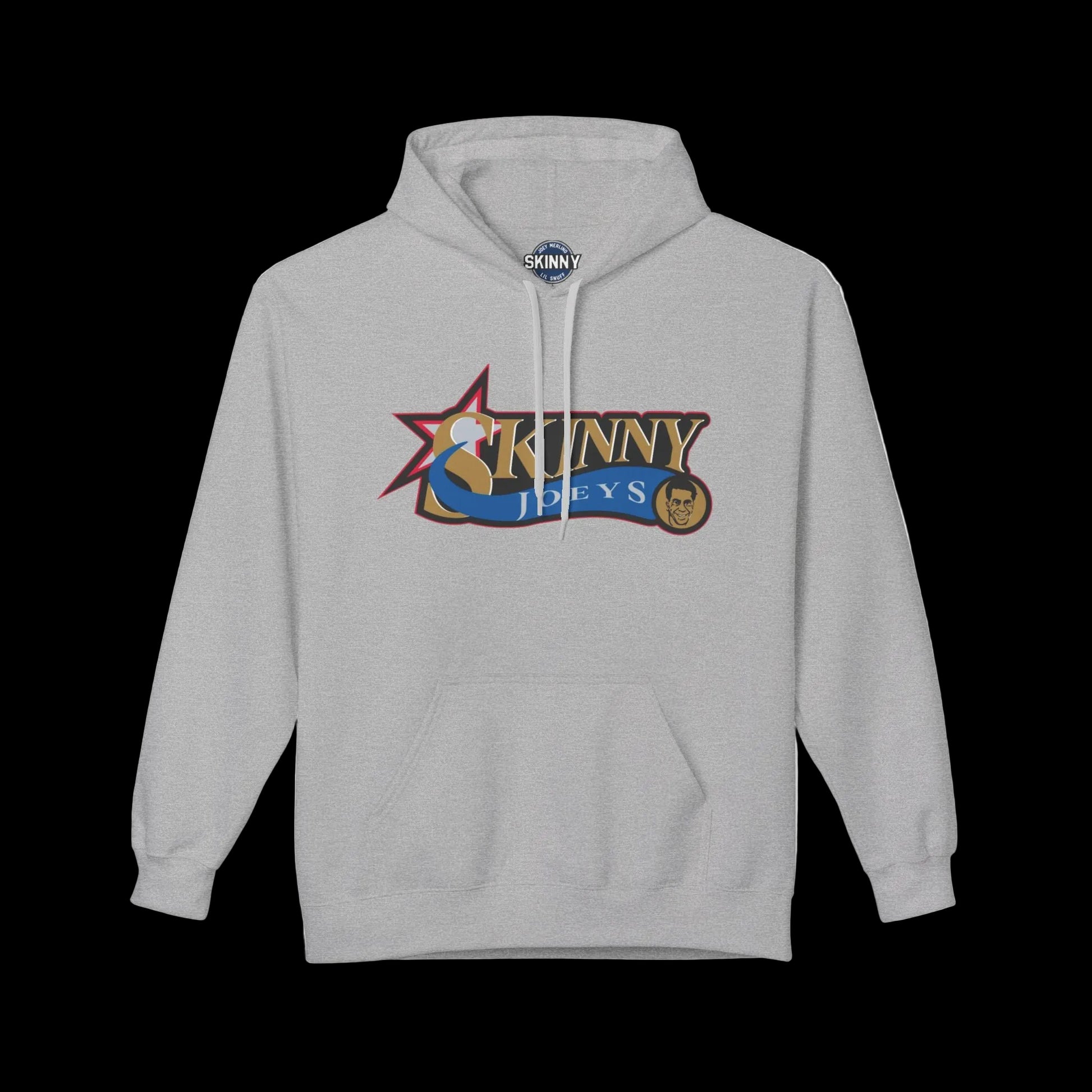 Philly Skinny Joey x Sixers Home Team Hoodie - front view - Skinny Joey's Cheesesteaks