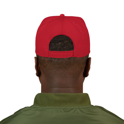 LIL SNUFF × SKINNY — Rock On Embroidered Snapback Cap