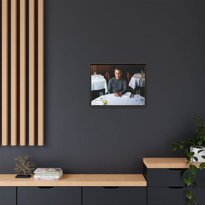 Skinny Joey Merlino Autographed - "We Can Go Anywhere" Matte Canvas, Black Frame