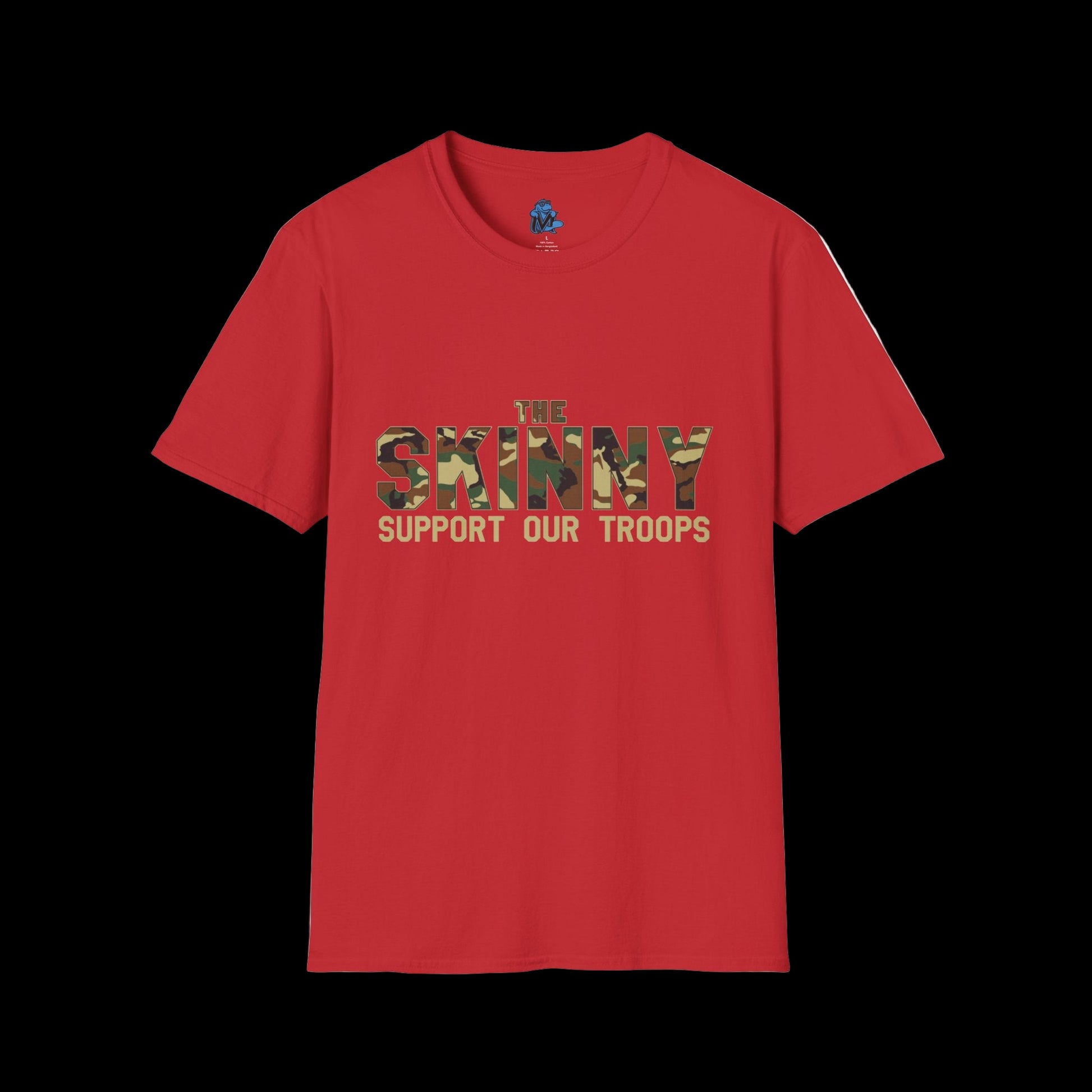 Support Our Troops Unisex T-Shirt - lifestyle photo - Skinny Joey's Cheesesteaks