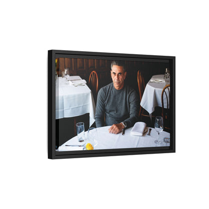 Skinny Joey Merlino Autographed - "We Can Go Anywhere" Matte Canvas, Black Frame