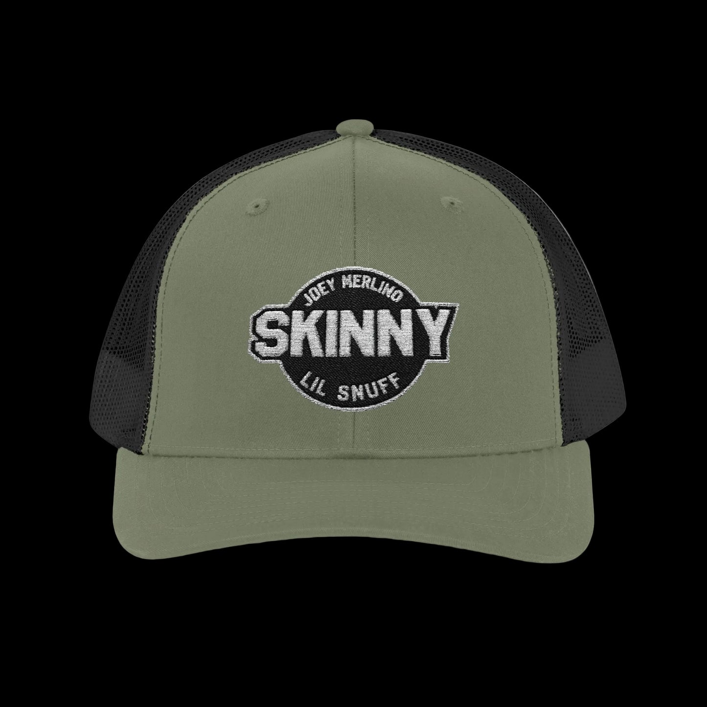 Skinny Podcast Trucker Cap - "Skinny" Retro Patch Snapback