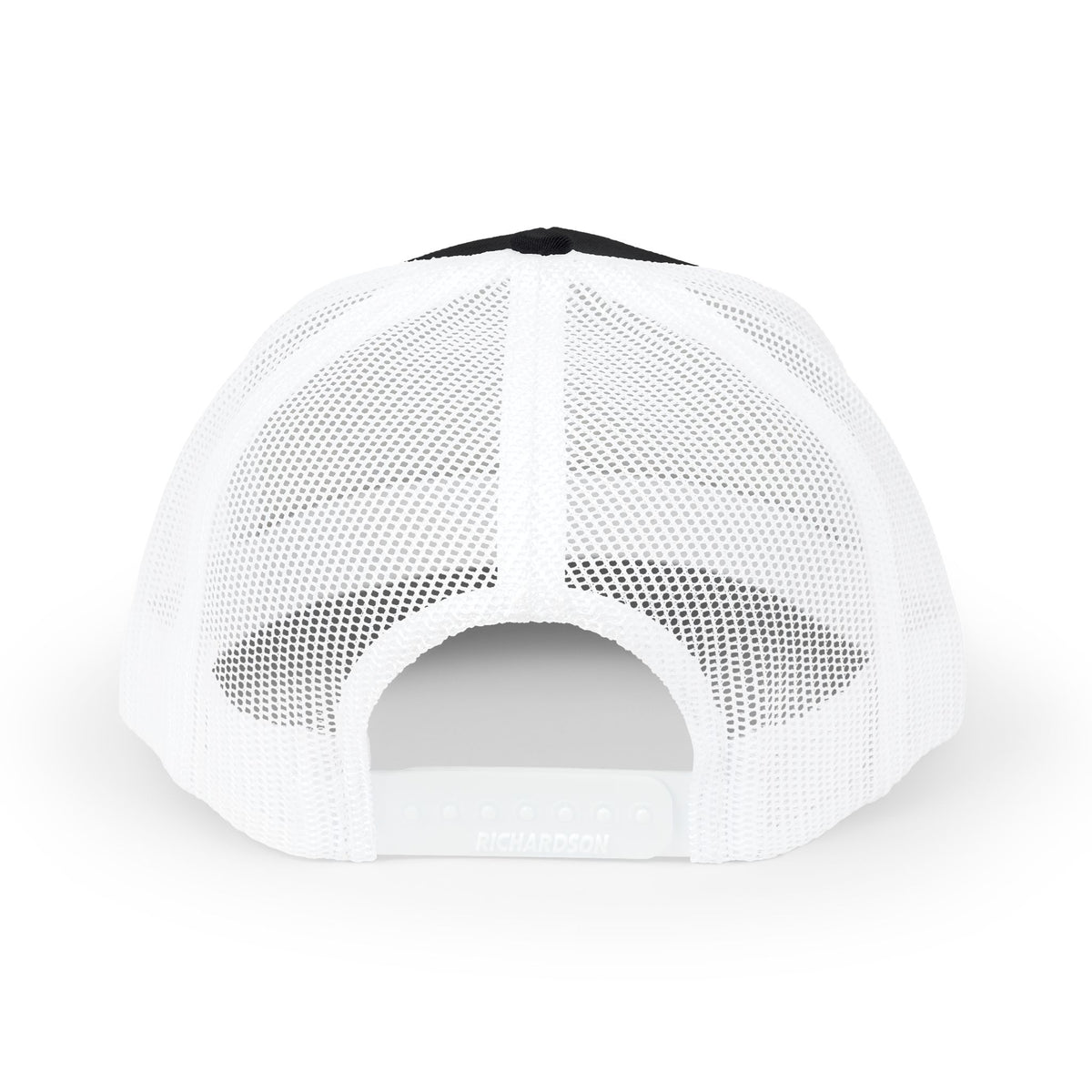 Skinny Logo Trucker Cap — Retro Mesh Snapback Hat