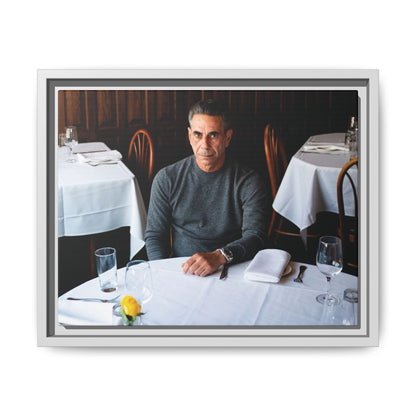 Skinny Joey Merlino Autographed - "We Can Go Anywhere" Matte Canvas, Black Frame