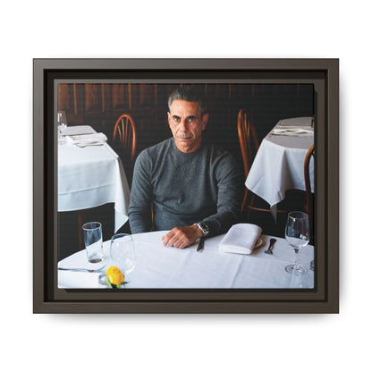 Skinny Joey Merlino Autographed - "We Can Go Anywhere" Matte Canvas, Black Frame