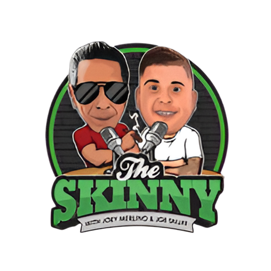 The Skinny Podcast Kiss-Cut Stickers | Fun, Unique Vinyl Decals for Laptop, Water Bottles, Phone Cases, Gifts