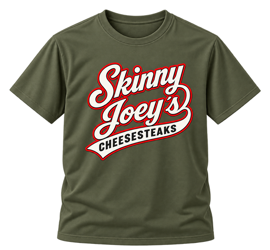 Skinny Joey's Cheesesteaks T-Shirt — Solid Color Edition