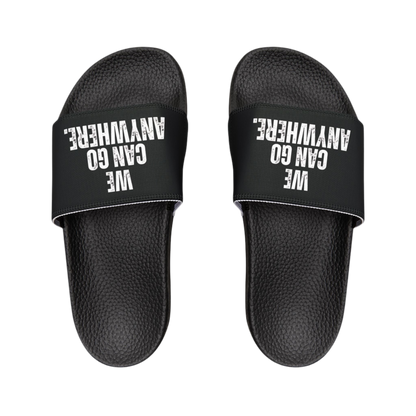 We Can Go Anywhere Men’s Flip Flops – Removable Strap Edition