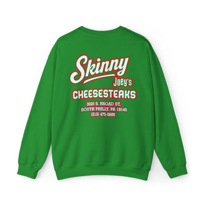 Skinny Joey’s Cheesesteaks Unisex Crewneck Sweatshirt | South Philly 3020 S. Broad St.