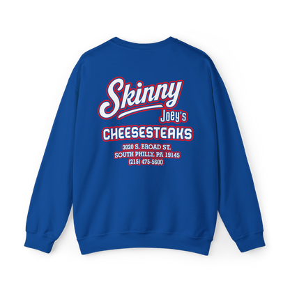 Skinny Joey’s Cheesesteaks Unisex Crewneck Sweatshirt | South Philly 3020 S. Broad St.