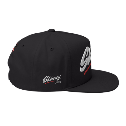 Skinny Joey Merlino signature snapback hat featuring bold Philly style design, Limited edition Skinny Joey Merlino hat with embroidered logo, Black streetwear hat from Skinny Joey’s Cheesesteaks official merchandise, Embroidered Skinny Joey hat inspired by South Philly mob legend style, Joey Merlino baseball cap with ‘The Skinny’ branding for true fans, Classic dad hat with Skinny Joey Merlino logo – Philly boss edition, Urban style Skinny Joey cap mob-inspired font design, Adjustable Skinny Joey merlino 