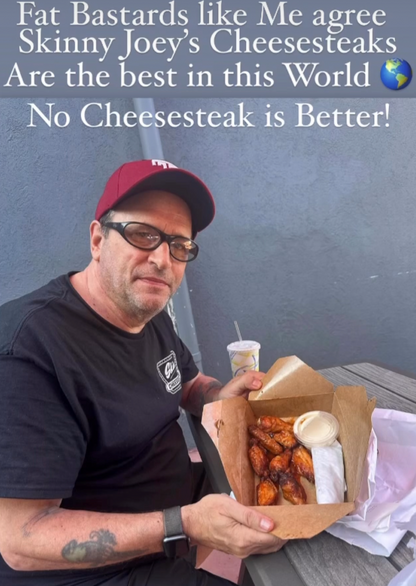 10-piece chicken wings made fresh at Skinny Joey's Cheesesteaks in South Philly