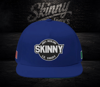Skinny Joey Lil Snuff Embroidered Italy U.S.A Hat