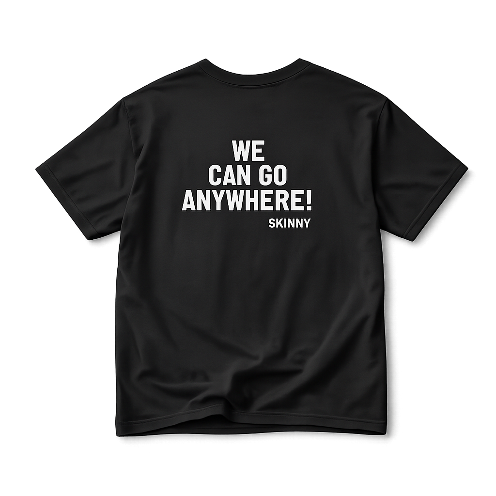 Italian Flag 'Skinny Joey's' Logo T‑Shirt