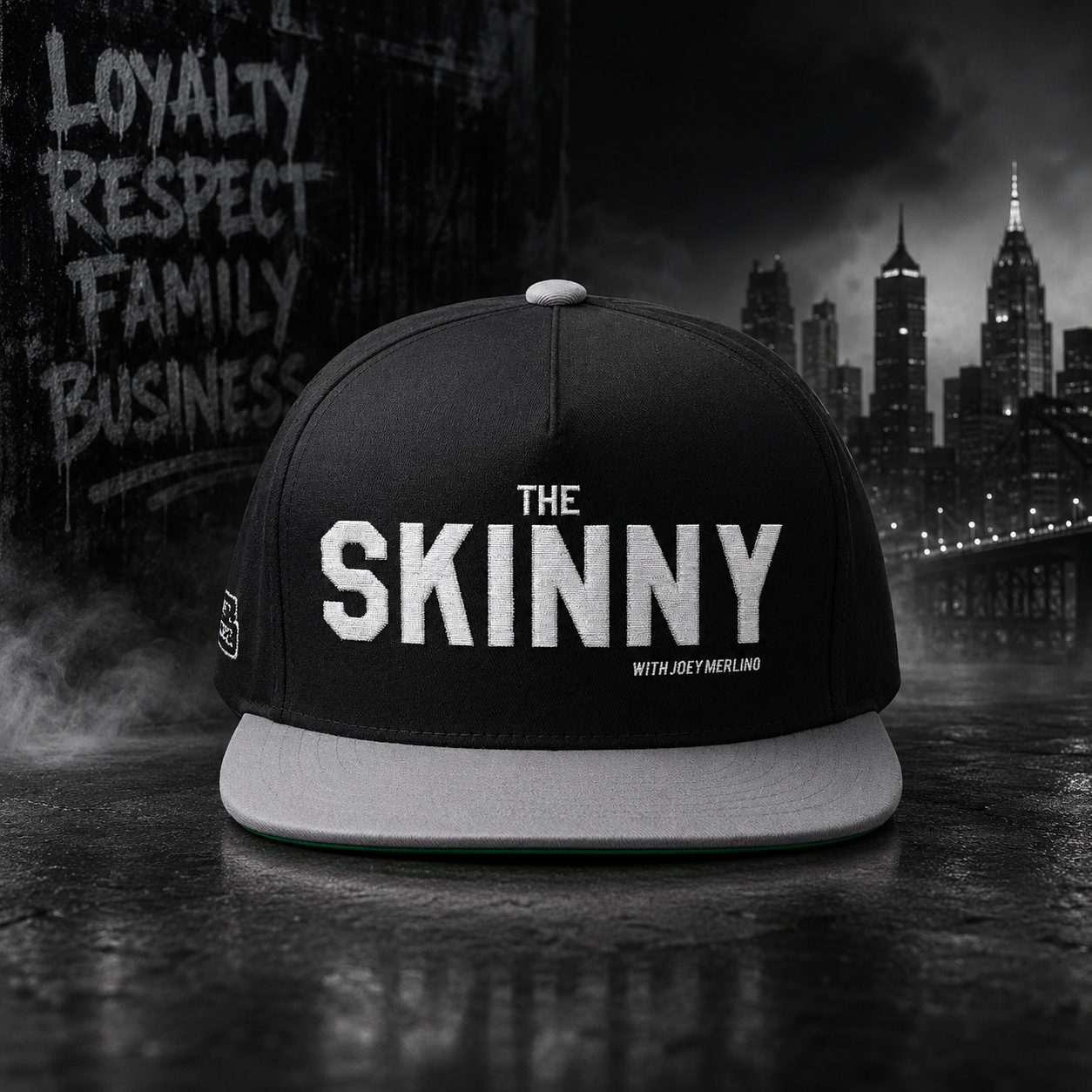 The Skinny Snapback Cap (Embroidery)