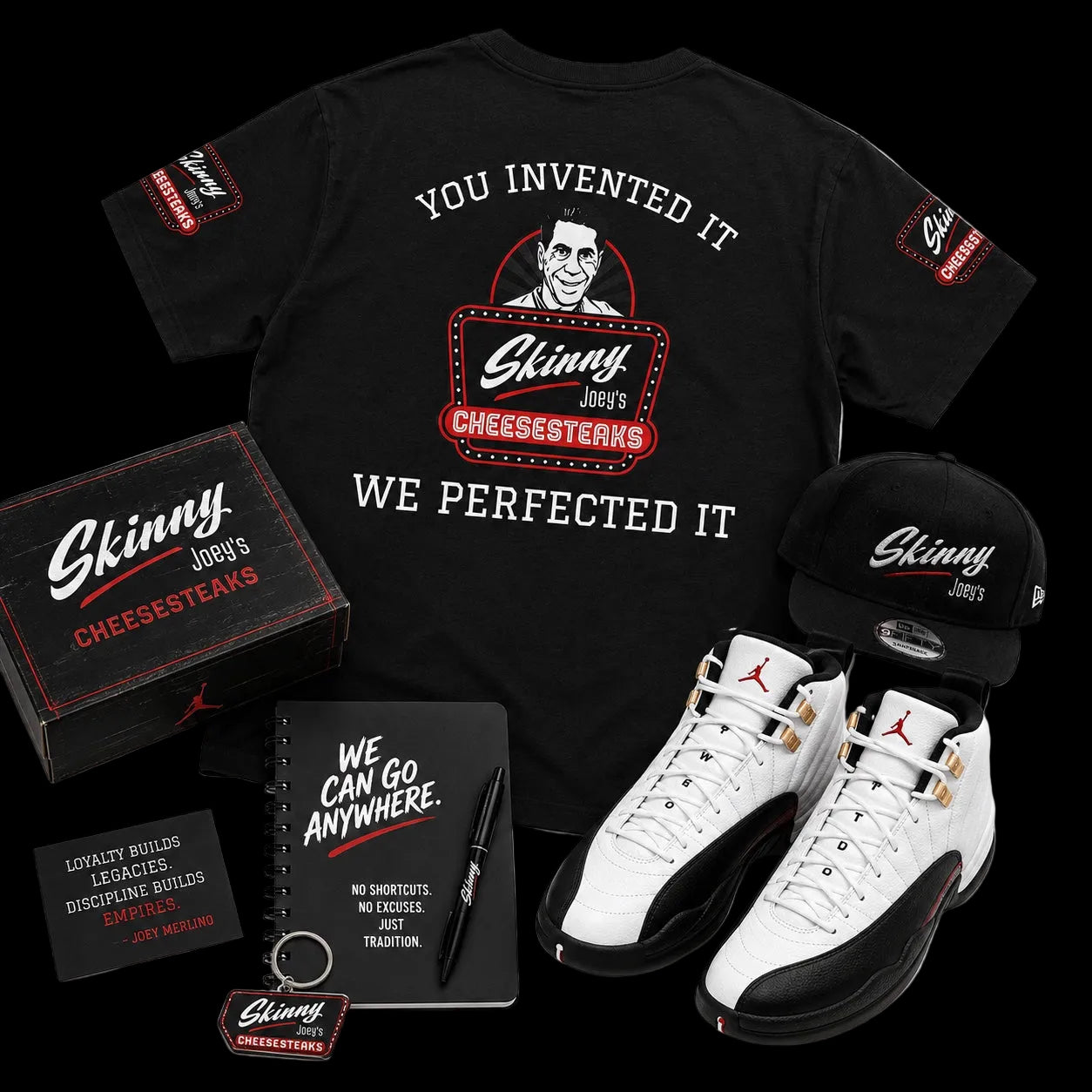 Skinny Joey's “We Perfected It” Stand Tall Tee Shirt