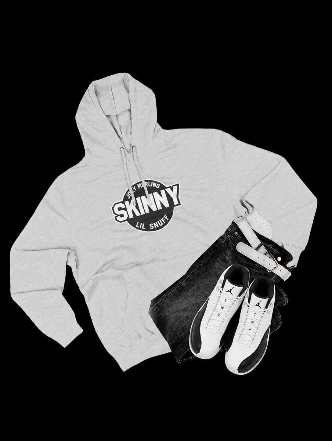 We Can Go Anywhere Pullover Hoodie - side view - Skinny Joey's Cheesesteaks